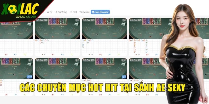 Điểm danh những sản phẩm nổi bật tại sảnh AE Sexy